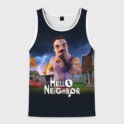 Мужская майка 3D Hello Neighbor игра Привет сосед