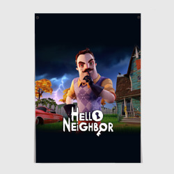 Постер Hello Neighbor игра Привет сосед