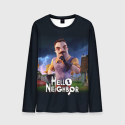 Мужской лонгслив 3D Hello Neighbor игра Привет сосед