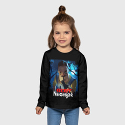 Детский лонгслив 3D Secret Neighbor - фото 2