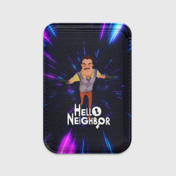 Картхолдер Magsafe магнитный Hello Neighbor Привет сосед Бегущий