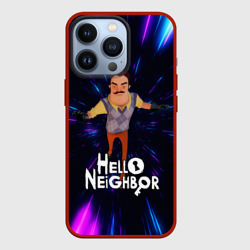 Чехол для iPhone 13 Pro Hello Neighbor Привет сосед Бегущий