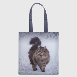 Шоппер 3D Красивый сибирский котик