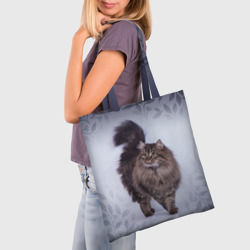Шоппер 3D Красивый сибирский котик - фото 2