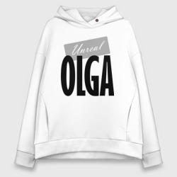 Женское худи Oversize хлопок Unreal Olga