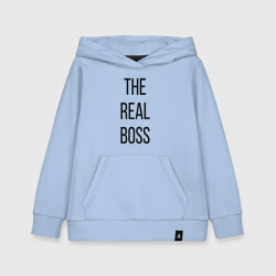 Детская толстовка хлопок The Real boss!