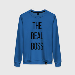 Женский свитшот хлопок The Real boss!