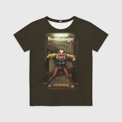 Детская футболка 3D Привет сосед игра