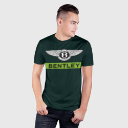 Мужская футболка 3D Slim Bentley green - фото 2