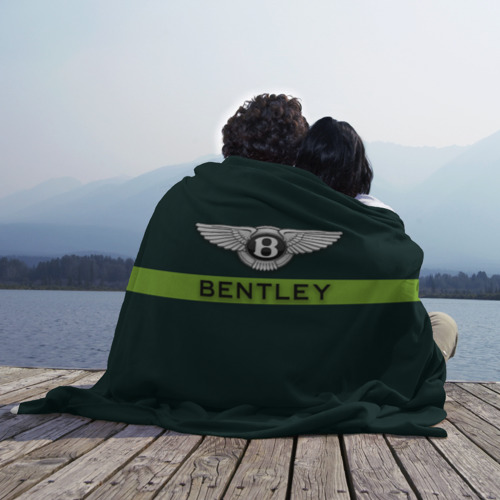 Плед 3D Bentley green, цвет 3D (велсофт) - фото 3