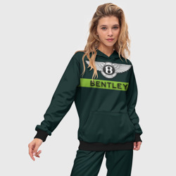 Женский костюм с толстовкой 3D Bentley green - фото 2