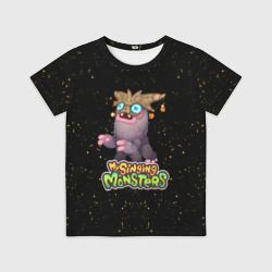 Детская футболка 3D My singing Monsters - Чародейчик