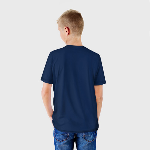 Детская футболка 3D Коламбус Блю Джекетс форма, цвет 3D печать - фото 4