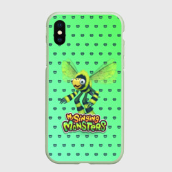 Чехол для iPhone XS Max матовый My singing Monsters - Жужук