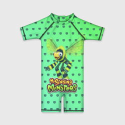 Детский купальный костюм 3D My singing Monsters - Жужук