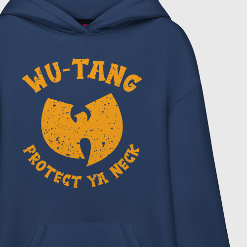 Худи SuperOversize хлопок Protect Ya Neck Wu-Tang, цвет темно-синий - фото 3