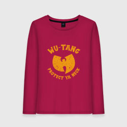 Женский лонгслив хлопок Protect Ya Neck Wu-Tang