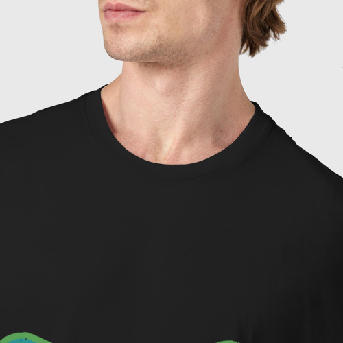 Мужская футболка хлопок Wu-Tang Colors, цвет черный - фото 6