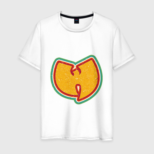 Мужская футболка из хлопка с принтом Wu-Tang Colors, вид спереди №1