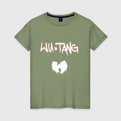 Женская футболка хлопок Ву-Тэнг Клэн