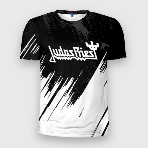 Мужская футболка 3D Slim Judas Priest metal, цвет 3D печать