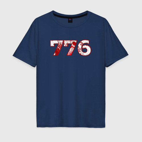 Мужская футболка хлопок Oversize с принтом 776, вид спереди #2