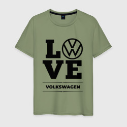 Мужская футболка хлопок Volkswagen Love Classic