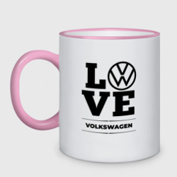 Кружка двухцветная Volkswagen Love Classic