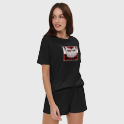 Женская пижама с шортиками хлопок Берсерк Гатс Ненависть - фото 2