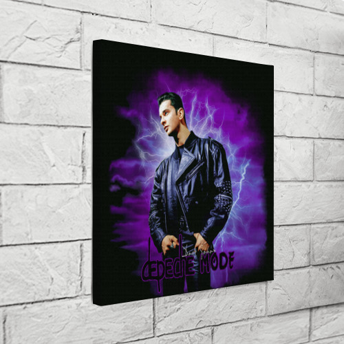 Холст квадратный Depeche Mode - Dave Gahan, цвет 3D печать - фото 3