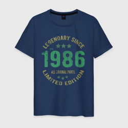 Мужская футболка хлопок Легенда с 1986 года