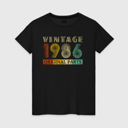 Женская футболка хлопок Винтаж 1986 Оригинальные запчасти