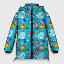 Женская зимняя куртка Oversize Sea diving