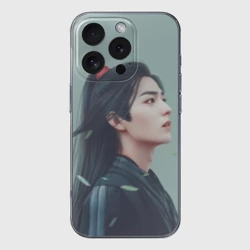 Чехол для iPhone 16 Pro Max силиконовый с защитой камеры Неукротимый Вей Ин