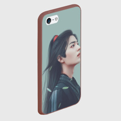 Чехол для iPhone 5/5S матовый Неукротимый Вей Ин - фото 2