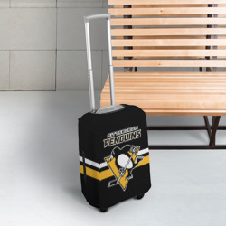 Чехол для чемодана 3D Питтсбург Пингвинз форма - фото 2