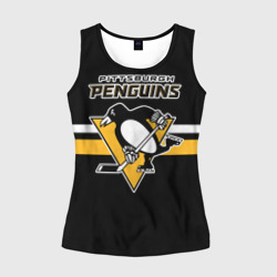 Женская майка 3D Питтсбург Пингвинз форма