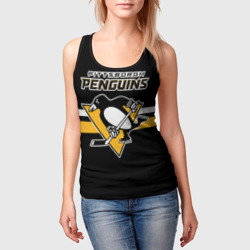 Женская майка 3D Питтсбург Пингвинз форма - фото 2