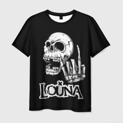 Louna череп – Мужская футболка 3D с принтом купить со скидкой в -26%