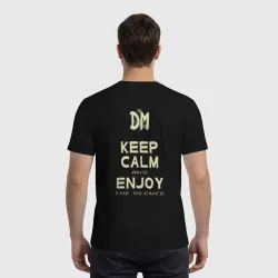 Мужская футболка хлопок Keep Calm and Enjoy the Silence - Depeche Mode - фото 2
