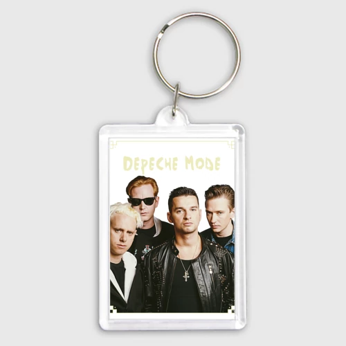 Брелок прямоугольный 35*50 Keep Calm and Enjoy the Silence - Depeche Mode