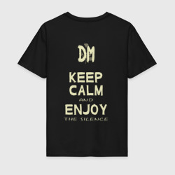 Мужская футболка хлопок Keep Calm and Enjoy the Silence - Depeche Mode