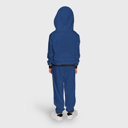 Костюм с принтом Нью-Йорк Рейнджерс форма для ребенка, вид на модели сзади №2. Цвет основы: черный