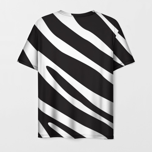 Мужская футболка 3D Анималистичный рисунок зебра, цвет 3D печать - фото 2