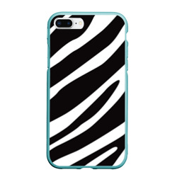Чехол для iPhone 7Plus/8 Plus матовый Анималистичный рисунок зебра