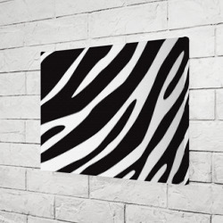 Холст прямоугольный Анималистичный рисунок зебра - фото 2