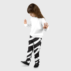 Детские брюки 3D Анималистичный рисунок зебра - фото 2