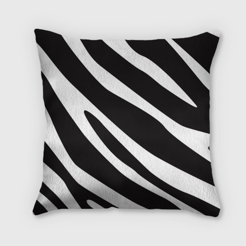 Подушка 3D Анималистичный рисунок зебра - фото 2