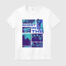 Мужская футболка хлопок Призрак в доспехах экшен