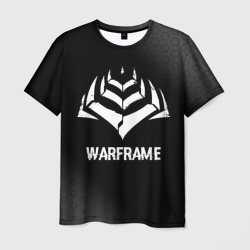 Мужская футболка 3D Warframe Glitch - на темном фоне